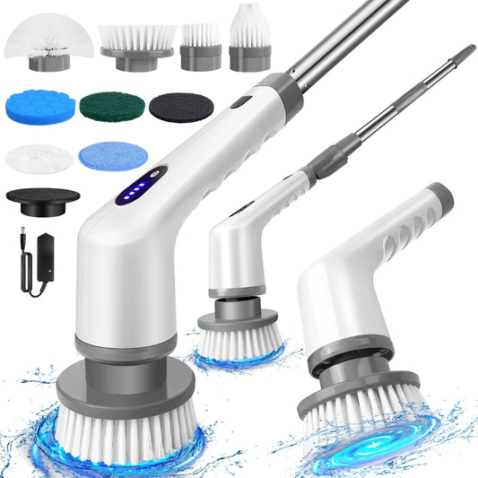 9-in-1 Electric Spin Scrubber – Cordless Power Cleaning Brush